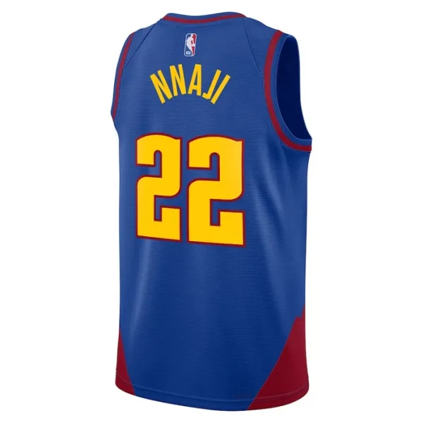 Denver Nuggets Jordan Zeke Nnaji 22 Miesten Pelipaita Statement Edition Swingman Sininen