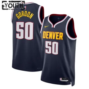Nike Denver Nuggets Aaron Gordon 50 Lasten Pelipaita Icon Edition Swingman Laivasto
