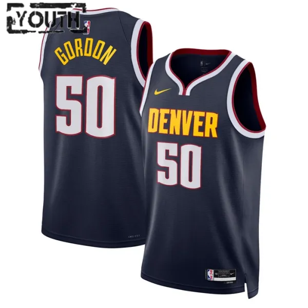 Nike Denver Nuggets Aaron Gordon 50 Lasten Pelipaita Icon Edition Swingman Laivasto Nike Denver Nuggets Aaron Gordon 50 Lasten Pelipaita Icon Edition Swingman Laivasto