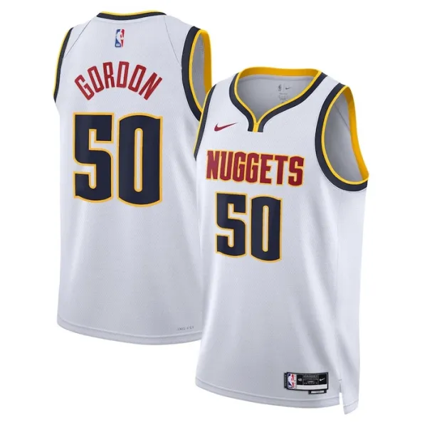 Nike Denver Nuggets Aaron Gordon 50 Miesten Pelipaita Association Edition Swingman Valkoinen Nike Denver Nuggets Aaron Gordon 50 Miesten Pelipaita Association Edition Swingman Valkoinen