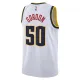 Nike Denver Nuggets Aaron Gordon 50 Miesten Pelipaita Association Edition Swingman Valkoinen