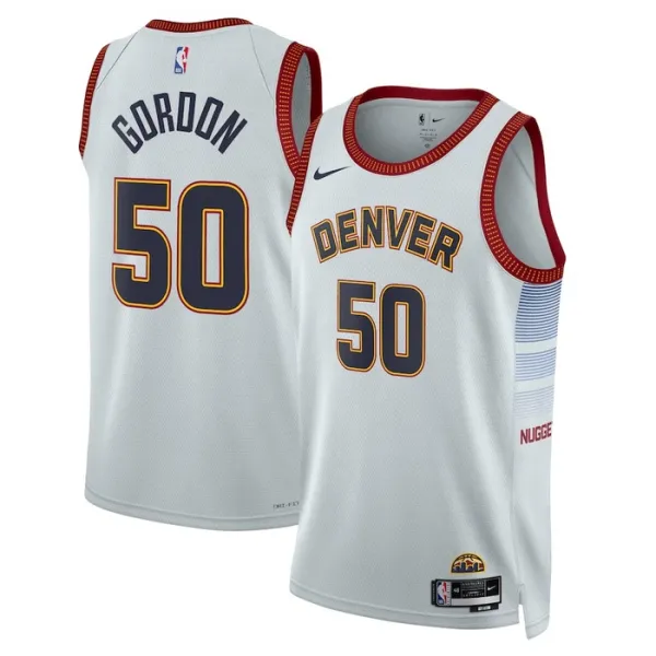 Nike Denver Nuggets Aaron Gordon 50 Miesten Pelipaita City Edition 2022-23 Swingman Harmaa Nike Denver Nuggets Aaron Gordon 50 Miesten Pelipaita City Edition 2022-23 Swingman Harmaa