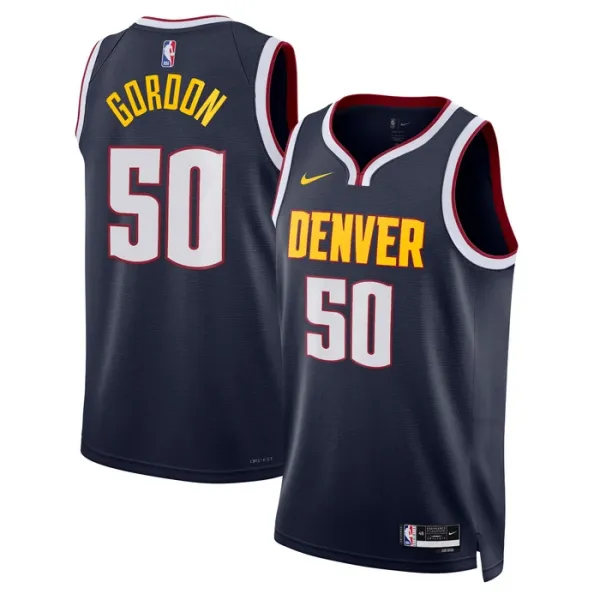 Nike Denver Nuggets Aaron Gordon 50 Miesten Pelipaita Icon Edition Swingman Laivasto Nike Denver Nuggets Aaron Gordon 50 Miesten Pelipaita Icon Edition Swingman Laivasto