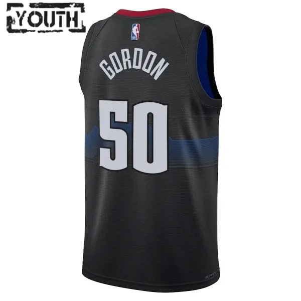 Nike Denver Nuggets Aaron Gordon Lasten Pelipaita City Edition 2023-24 Swingman Musta