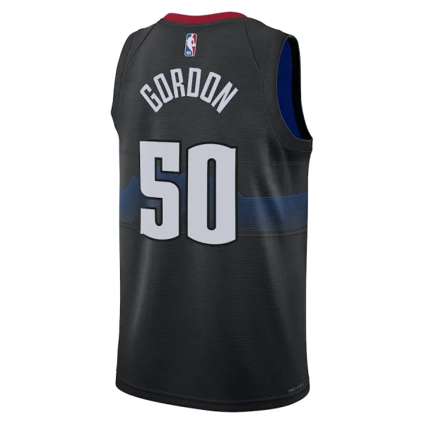 Nike Denver Nuggets Aaron Gordon Miesten Pelipaita City Edition 2023-24 Swingman Musta