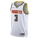 Nike Denver Nuggets Bones Hyland 3 Miesten Pelipaita Association Edition Swingman Valkoinen