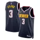 Nike Denver Nuggets Bones Hyland 3 Miesten Pelipaita Icon Edition Swingman Laivasto Nike Denver Nuggets Bones Hyland 3 Miesten Pelipaita Icon Edition Swingman Laivasto
