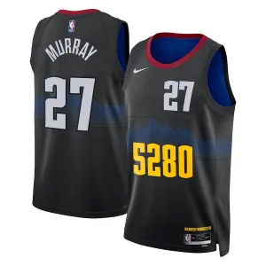 Nike Denver Nuggets Jamal Murray Miesten Pelipaita City Edition 2023-24 Swingman Musta