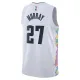 Nike Denver Nuggets Jamal Murray Miesten Pelipaita City Edition 2024-25 Swingman Valkoinen