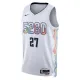 Nike Denver Nuggets Jamal Murray Miesten Pelipaita City Edition 2024-25 Swingman Valkoinen