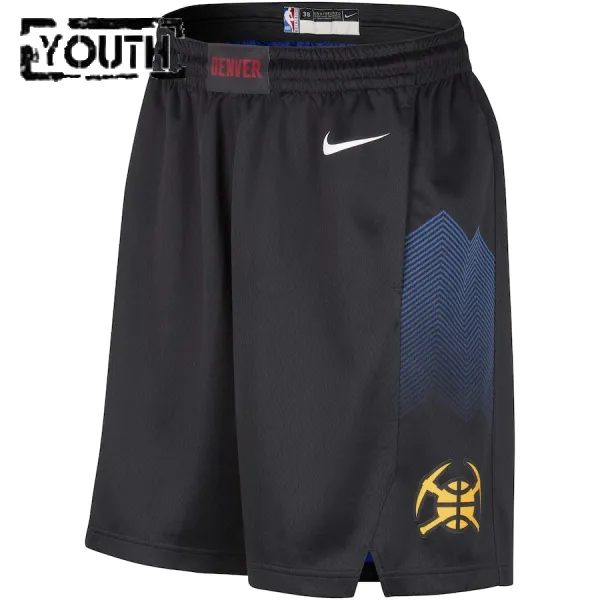 Nike Denver Nuggets Lasten Shortsit City Edition 2023-24 Swingman