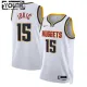 Nike Denver Nuggets Nikola Jokic 15 Lasten Pelipaita Association Edition Swingman Valkoinen Nike Denver Nuggets Nikola Jokic 15 Lasten Pelipaita Association Edition Swingman Valkoinen