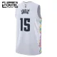 Nike Denver Nuggets Nikola Jokic Lasten Pelipaita City Edition 2024-25 Swingman Valkoinen