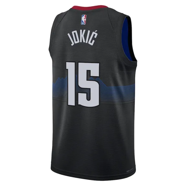 Nike Denver Nuggets Nikola Jokic Miesten Pelipaita City Edition 2023-24 Swingman Musta