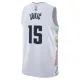 Nike Denver Nuggets Nikola Jokic Miesten Pelipaita City Edition 2024-25 Swingman Valkoinen