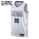 Nike Denver Nuggets Personoitava Lasten Pelipaita City Edition 2024-25 Swingman Valkoinen