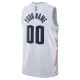 Nike Denver Nuggets Personoitava Miesten Pelipaita City Edition 2024-25 Swingman Valkoinen
