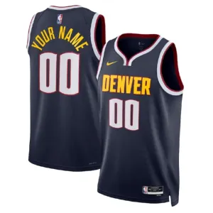 Nike Denver Nuggets Personoitava Miesten Pelipaita Icon Edition Swingman Musta