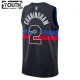 Detroit Pistons Jordan Cade Cunningham 2 Lasten Pelipaita Statement Edition Swingman Musta