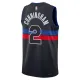 Detroit Pistons Jordan Cade Cunningham 2 Miesten Pelipaita Statement Edition Swingman Musta