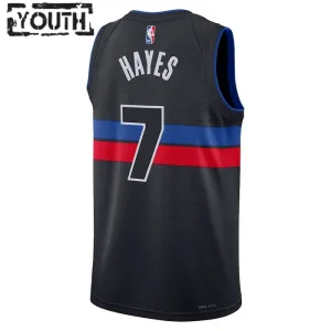 Detroit Pistons Jordan Killian Hayes 7 Lasten Pelipaita Statement Edition Swingman Musta