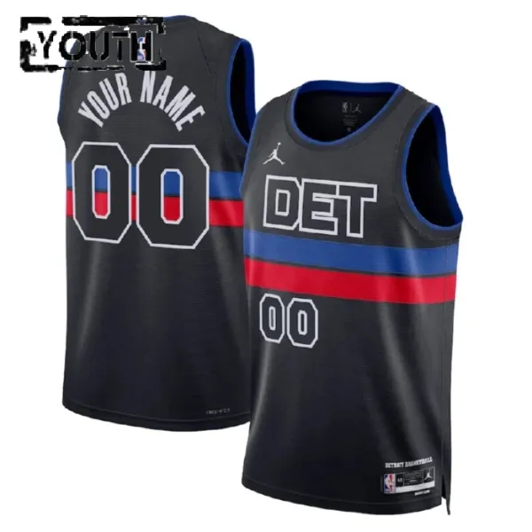 Detroit Pistons Jordan Personoitava Lasten Pelipaita Statement Edition Swingman Musta Detroit Pistons Jordan Personoitava Lasten Pelipaita Statement Edition Swingman Musta