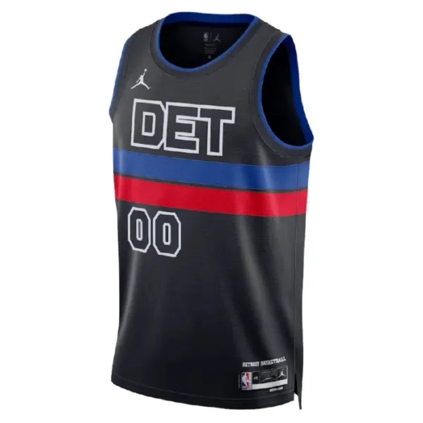 Detroit Pistons Jordan Personoitava Miesten Pelipaita Statement Edition Swingman Musta