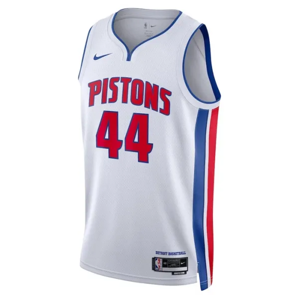 Nike Detroit Pistons Bojan Bogdanovic 44 Miesten Pelipaita Association Edition Swingman Valkoinen