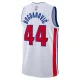 Nike Detroit Pistons Bojan Bogdanovic 44 Miesten Pelipaita Association Edition Swingman Valkoinen