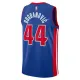 Nike Detroit Pistons Bojan Bogdanovic 44 Miesten Pelipaita Icon Edition Swingman Sininen