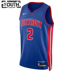 Nike Detroit Pistons Cade Cunningham 2 Lasten Pelipaita Icon Edition Swingman Sininen