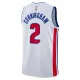 Nike Detroit Pistons Cade Cunningham 2 Miesten Pelipaita Association Edition Swingman Valkoinen