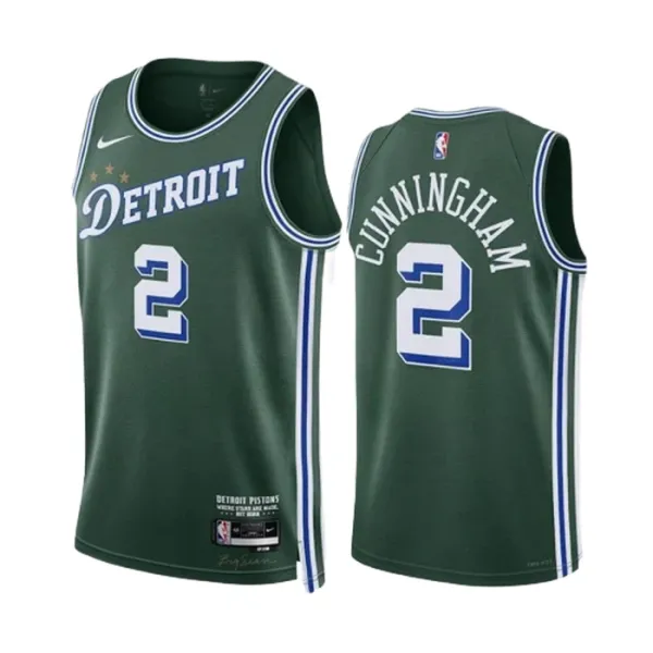 Nike Detroit Pistons Cade Cunningham 2 Miesten Pelipaita City Edition 2022-23 Swingman Vihreä Nike Detroit Pistons Cade Cunningham 2 Miesten Pelipaita City Edition 2022-23 Swingman Vihreä