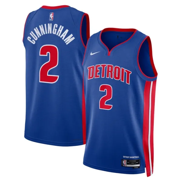 Nike Detroit Pistons Cade Cunningham 2 Miesten Pelipaita Icon Edition Swingman Sininen Nike Detroit Pistons Cade Cunningham 2 Miesten Pelipaita Icon Edition Swingman Sininen