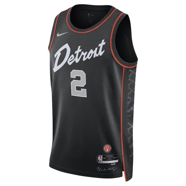 Nike Detroit Pistons Cade Cunningham Miesten Pelipaita City Edition 2023-24 Swingman Musta