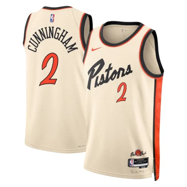 Nike Detroit Pistons Cade Cunningham Miesten Pelipaita City Edition 2024-25 Swingman Valkoinen Nike Detroit Pistons Cade Cunningham Miesten Pelipaita City Edition 2024-25 Swingman Valkoinen
