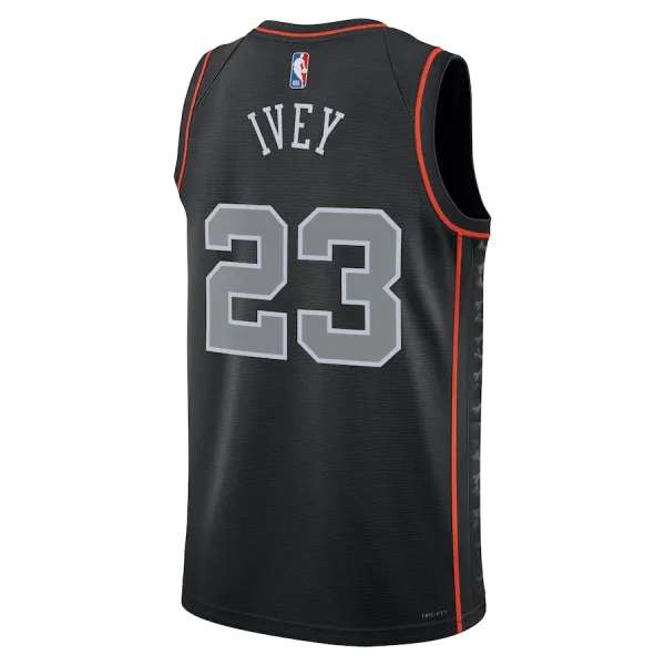 Nike Detroit Pistons Jaden Ivey Miesten Pelipaita City Edition 2023-24 Swingman Musta