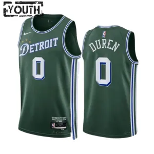 Nike Detroit Pistons jalen duren 0 Lasten Pelipaita City Edition 2022-23 Swingman Vihreä