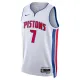Nike Detroit Pistons Killian Hayes 7 Miesten Pelipaita Association Edition Swingman Valkoinen