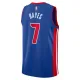 Nike Detroit Pistons Killian Hayes 7 Miesten Pelipaita Icon Edition Swingman Sininen