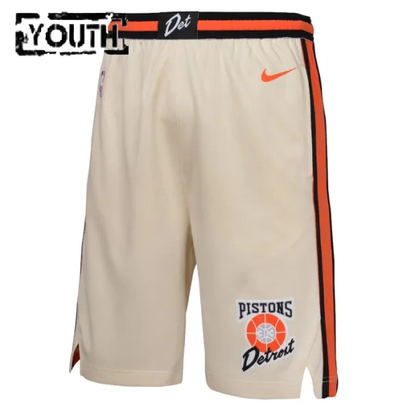 Nike Detroit Pistons Lasten Shortsit City Edition 2024-25 Swingman