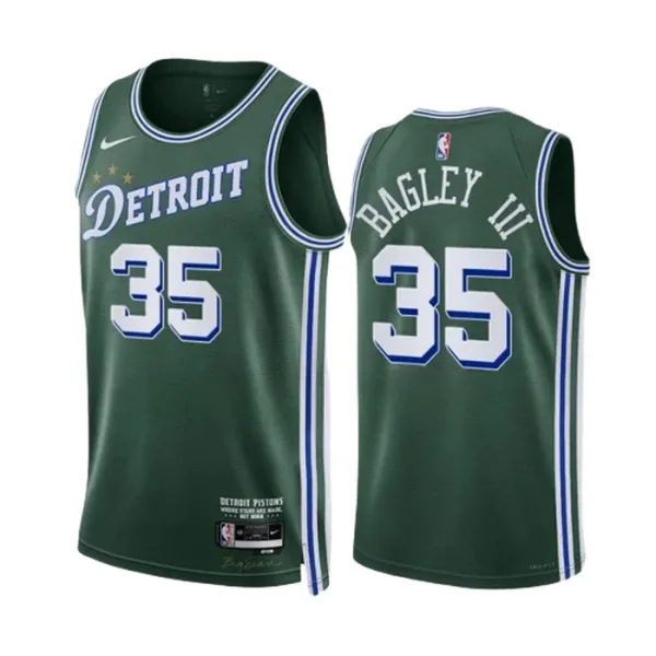 Nike Detroit Pistons Marvin Bagley III 35 Miesten Pelipaita City Edition 2022-23 Swingman Vihreä Nike Detroit Pistons Marvin Bagley III 35 Miesten Pelipaita City Edition 2022-23 Swingman Vihreä
