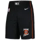 Nike Detroit Pistons Miesten Shortsit City Edition 2023-24 Swingman Musta