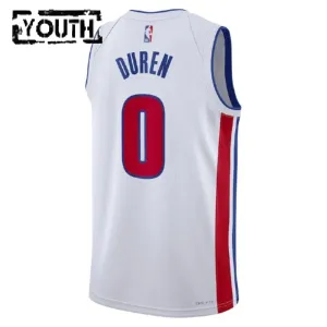 Nike Detroit Pistons Personoitava Lasten Pelipaita Association Edition Swingman Valkoinen
