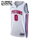 Nike Detroit Pistons Personoitava Lasten Pelipaita Association Edition Swingman Valkoinen