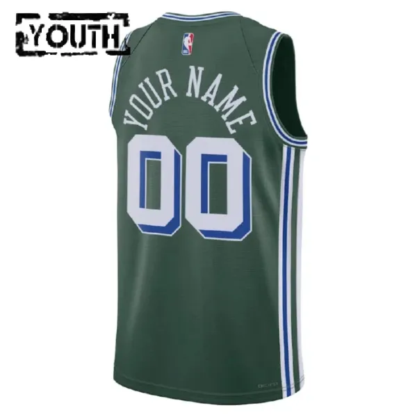 Nike Detroit Pistons Personoitava Lasten Pelipaita City Edition 2022-23 Swingman Vihreä