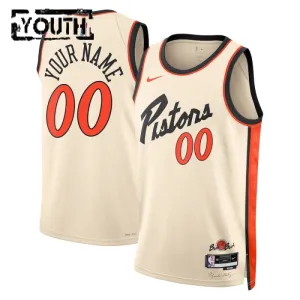 Nike Detroit Pistons Personoitava Lasten Pelipaita City Edition 2024-25 Swingman Valkoinen Nike Detroit Pistons Personoitava Lasten Pelipaita City Edition 2024-25 Swingman Valkoinen
