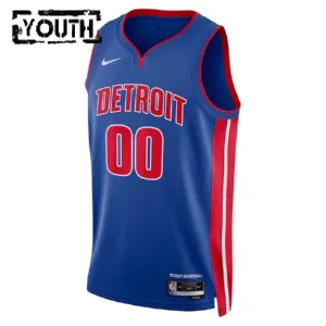 Nike Detroit Pistons Personoitava Lasten Pelipaita Icon Edition Swingman Sininen