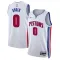 Nike Detroit Pistons Personoitava Miesten Pelipaita Association Edition Swingman Valkoinen