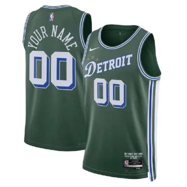 Nike Detroit Pistons Personoitava Miesten Pelipaita City Edition 2022-23 Swingman Vihreä Nike Detroit Pistons Personoitava Miesten Pelipaita City Edition 2022-23 Swingman Vihreä